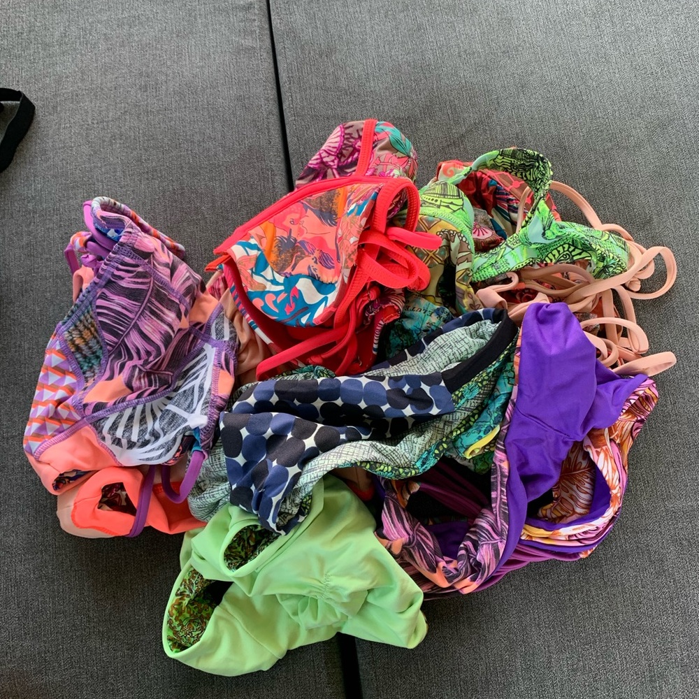 Maaji swim bundle, size medium tops, large bottoms